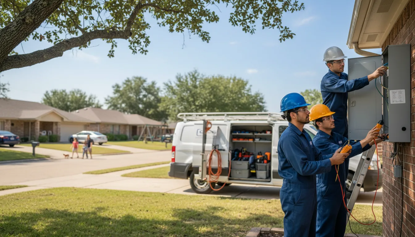 Certified electrician providing emergency electrical services in Freeburg, IL
